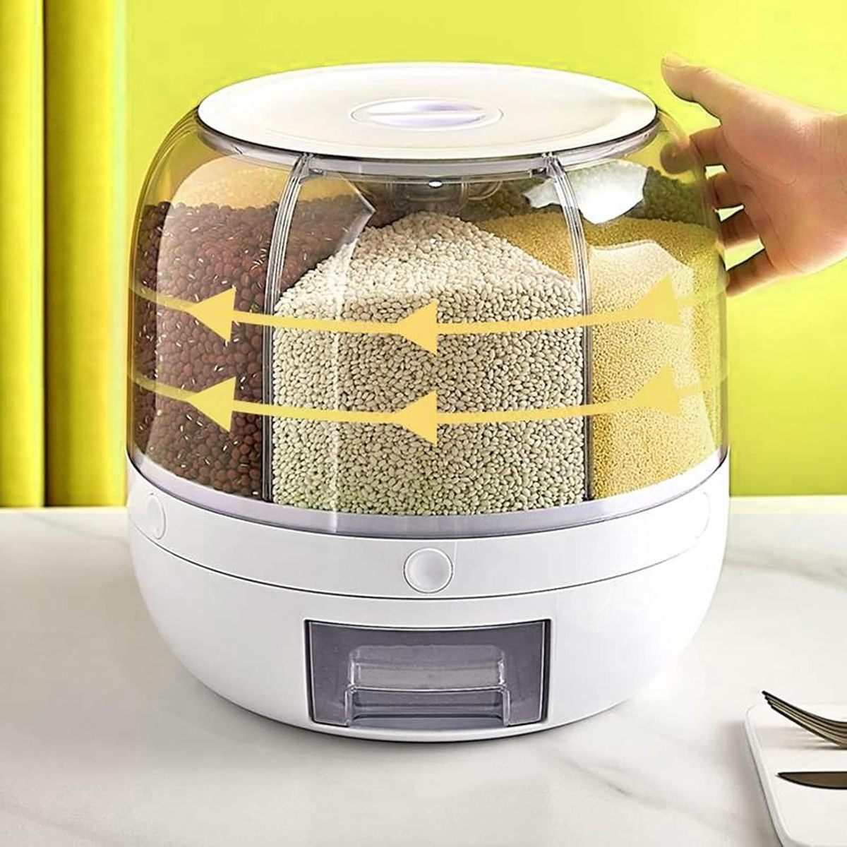 Rotating Food Storage Dispenser