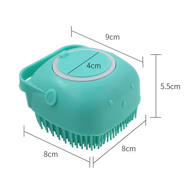 Cleaning Tool Comb Brush for Dog Can Pour Shampoo Dog Grooming Supplies