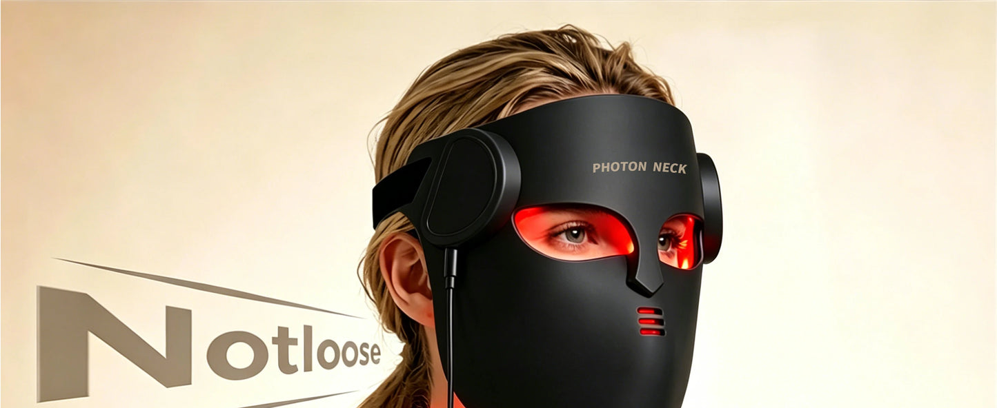 Red Light Therapy 8 Colors LED Face Mask with Neck Silicone Photon Infrared Therapy Mask for Reduce Wrinkle Acne Facial Care