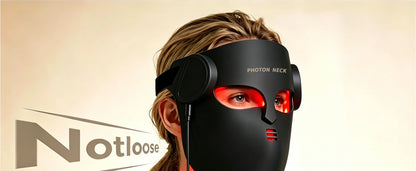 Red Light Therapy 8 Colors LED Face Mask with Neck Silicone Photon Infrared Therapy Mask for Reduce Wrinkle Acne Facial Care
