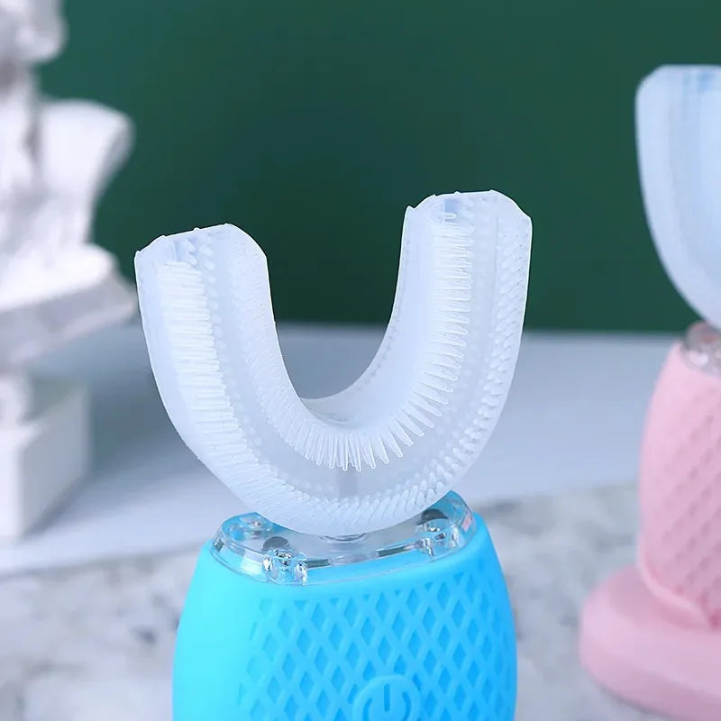 Toothbrush Automatic with USB Charge Waterproof Silicon Head for Oral Care
