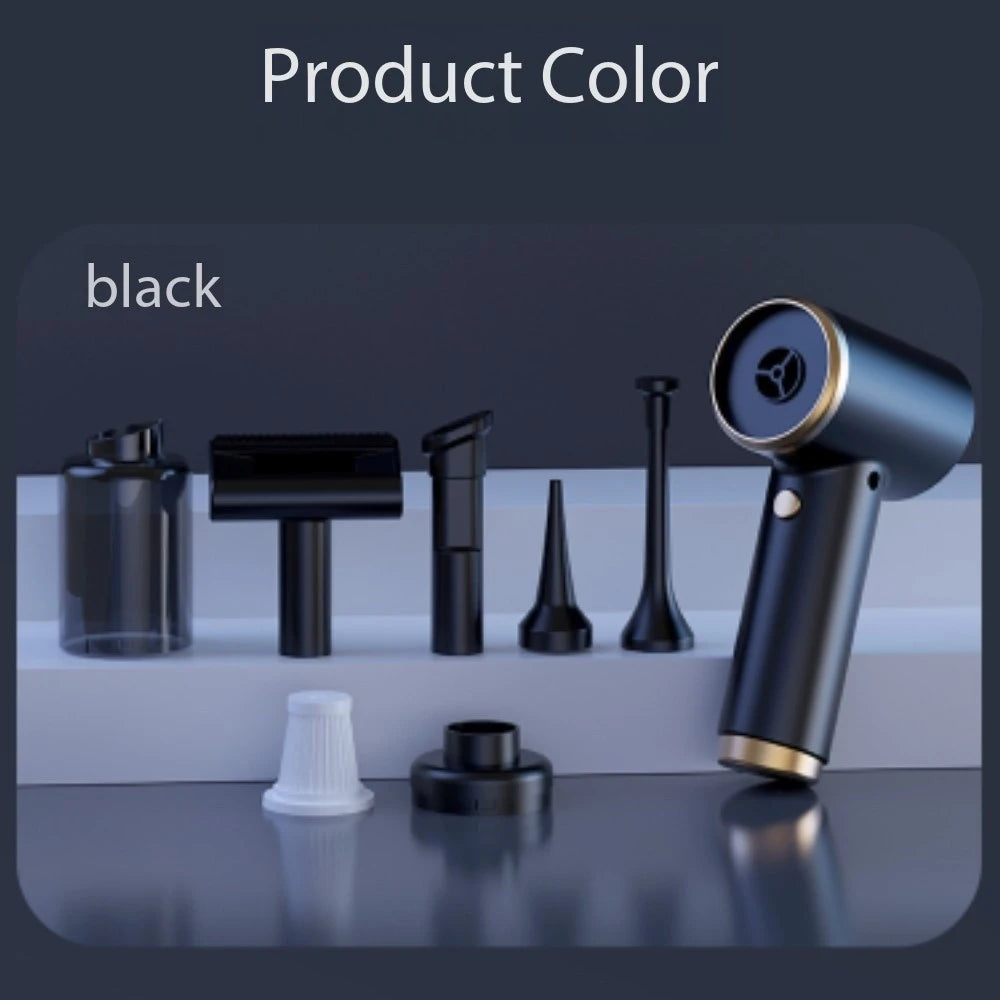 High power portable wireless vacuum cleaner