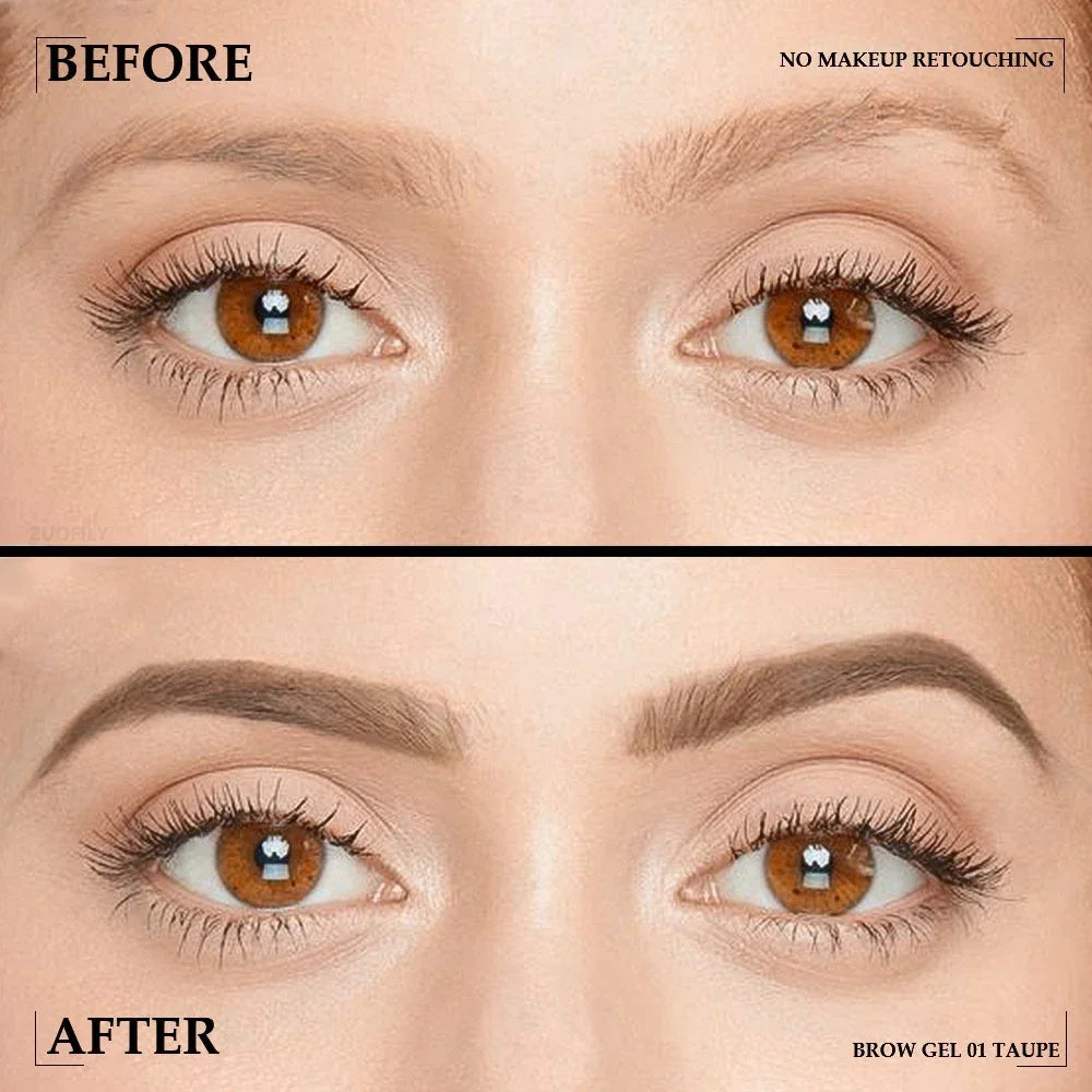 Fiber Brow Mascara Lasting Natural Eyebrow Dyeing Cream
