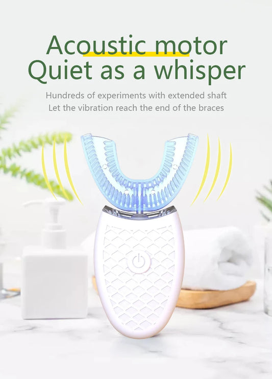 Toothbrush Automatic with USB Charge Waterproof Silicon Head for Oral Care
