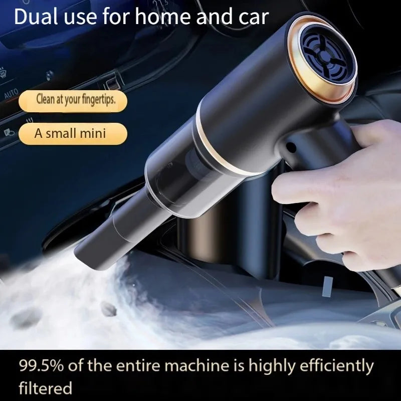 High power portable wireless vacuum cleaner
