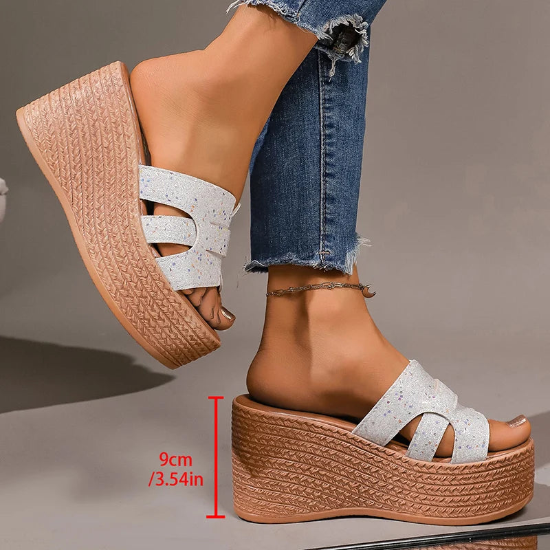 Luxury Gold Sandals Women 2026 Summer Brand Designer