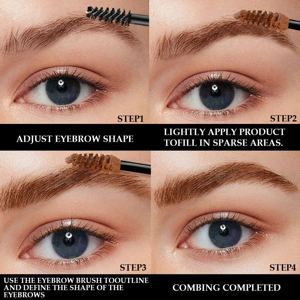 Fiber Brow Mascara Lasting Natural Eyebrow Dyeing Cream