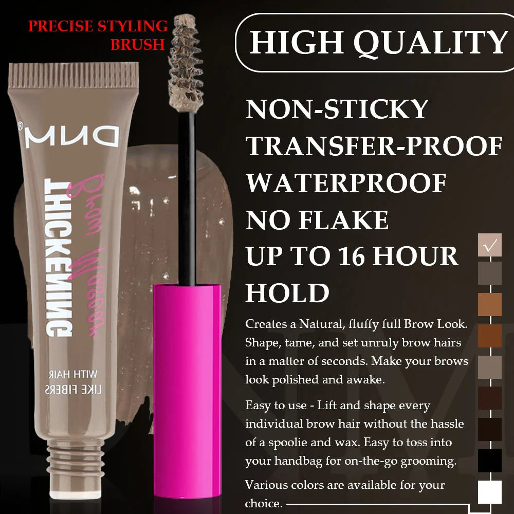 Fiber Brow Mascara Lasting Natural Eyebrow Dyeing Cream