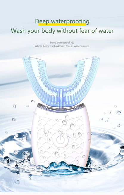 Toothbrush Automatic with USB Charge Waterproof Silicon Head for Oral Care