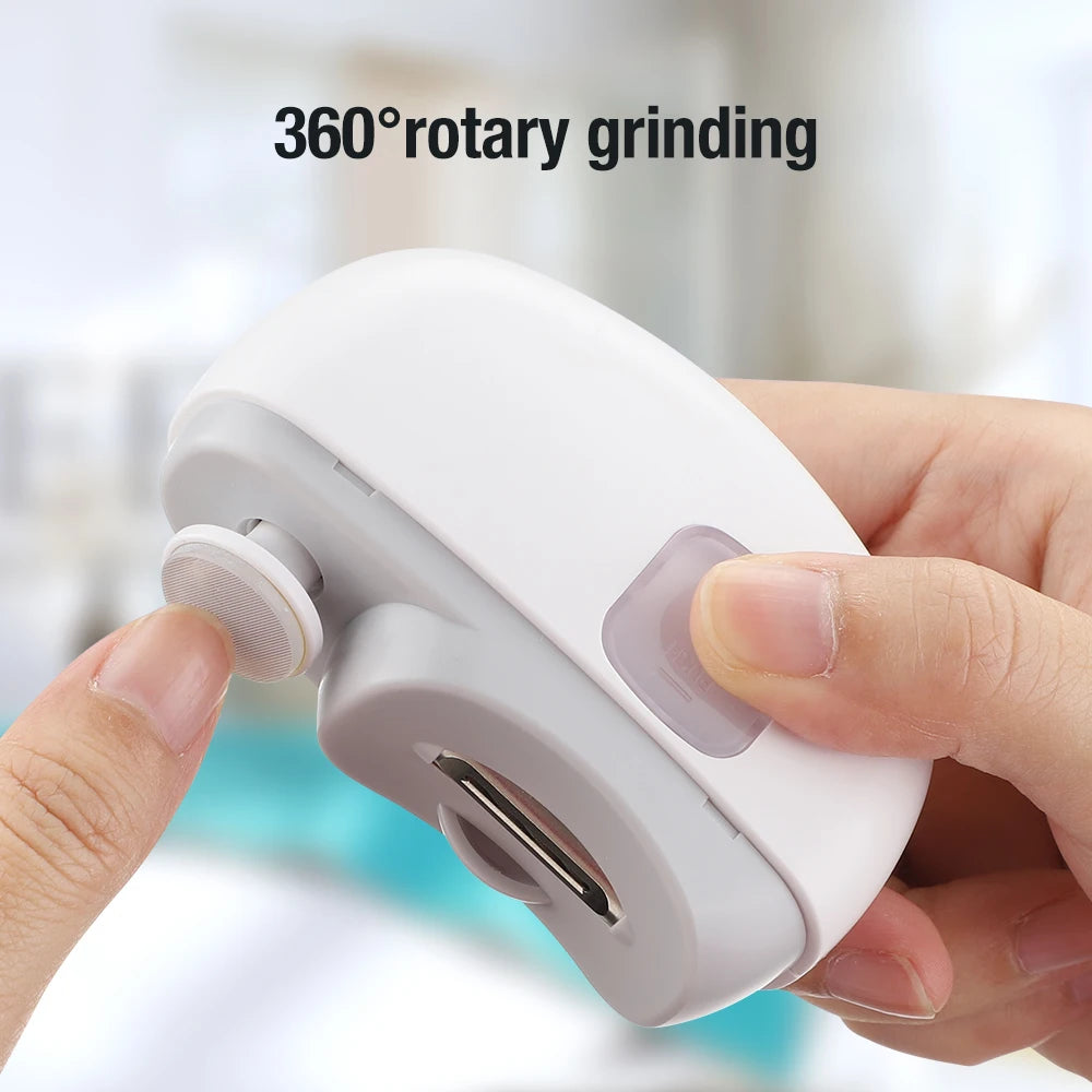 Automatic Nail Trimmer Rechargeable Nail Cutter Manicure for Baby Adult