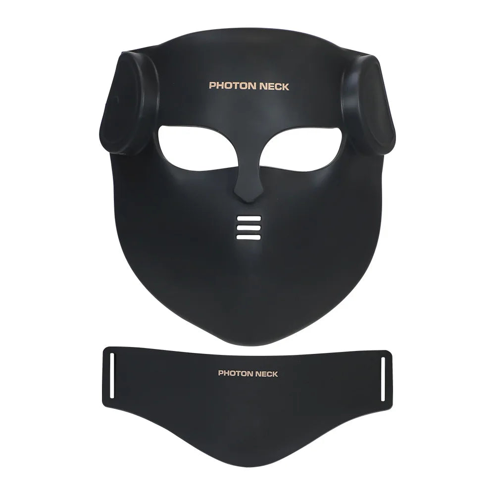 Red Light Therapy 8 Colors LED Face Mask with Neck Silicone Photon Infrared Therapy Mask for Reduce Wrinkle Acne Facial Care