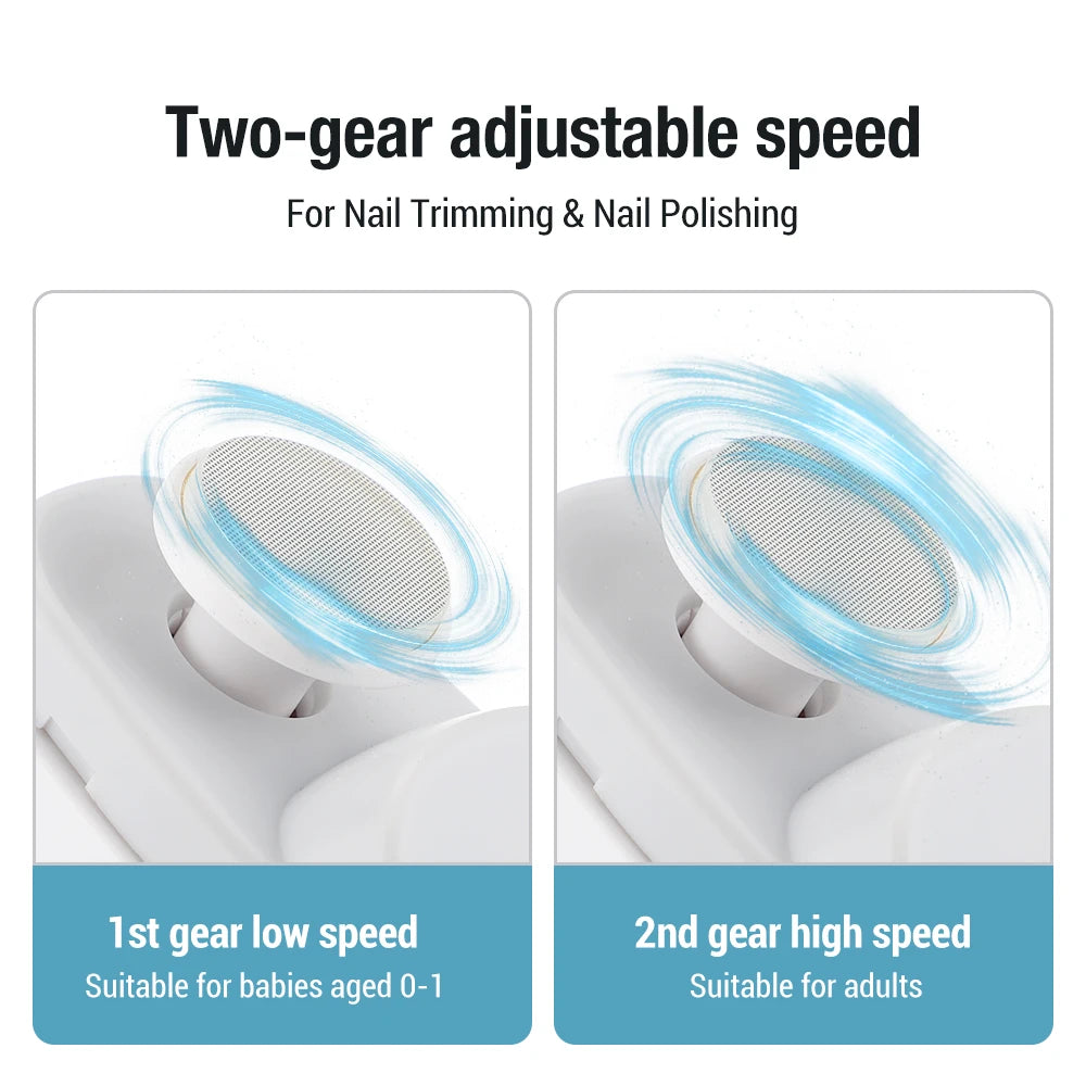 Automatic Nail Trimmer Rechargeable Nail Cutter Manicure for Baby Adult