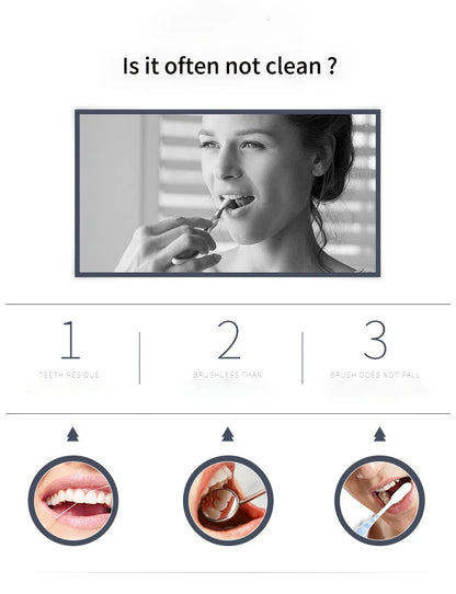 360 Degreed U Type Automatic Electric Toothbrush Rechargeable forAdults Ultrasonic Sonic Tooth Brushes Blue Light IPX7Waterproof