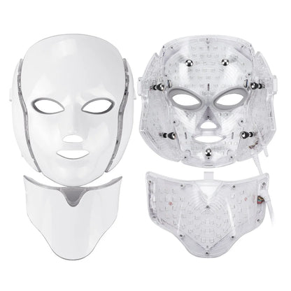 7 Colors Light LED Face Neck Beauty Mask Photon Red Light