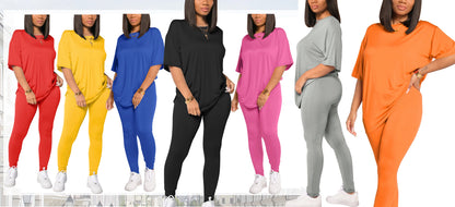 Women's Casual 2 Piece Outfits 2026 Sweatshirt and Sweatpant Jogger Sets Tracksuits