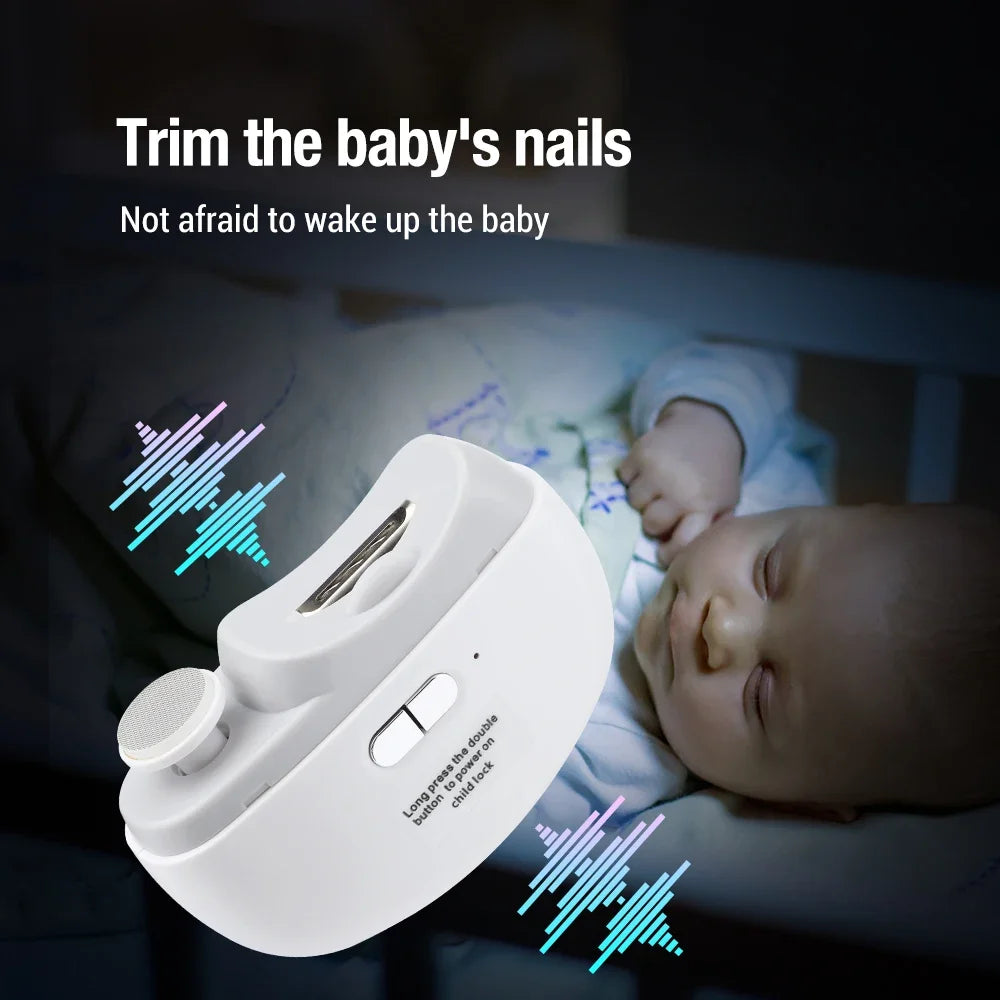 Automatic Nail Trimmer Rechargeable Nail Cutter Manicure for Baby Adult