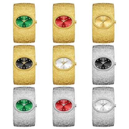 Women's Fashion Waterproof Sports Quartz Watch Bracelet with Retro Dial Luxury Party Gift Free Shipping