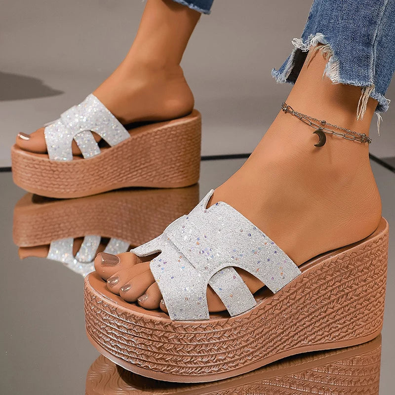 Luxury Gold Sandals Women 2026 Summer Brand Designer