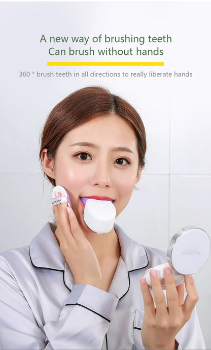 Toothbrush Automatic with USB Charge Waterproof Silicon Head for Oral Care