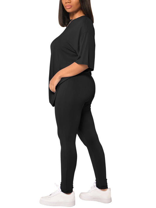 Women's Casual 2 Piece Outfits 2026 Sweatshirt and Sweatpant Jogger Sets Tracksuits
