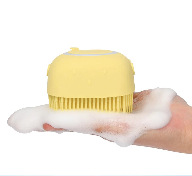 Cleaning Tool Comb Brush for Dog Can Pour Shampoo Dog Grooming Supplies