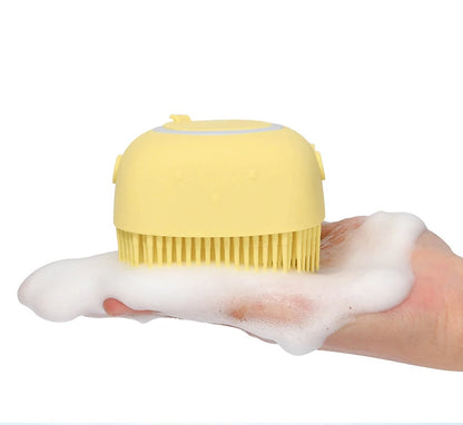 Cleaning Tool Comb Brush for Dog Can Pour Shampoo Dog Grooming Supplies