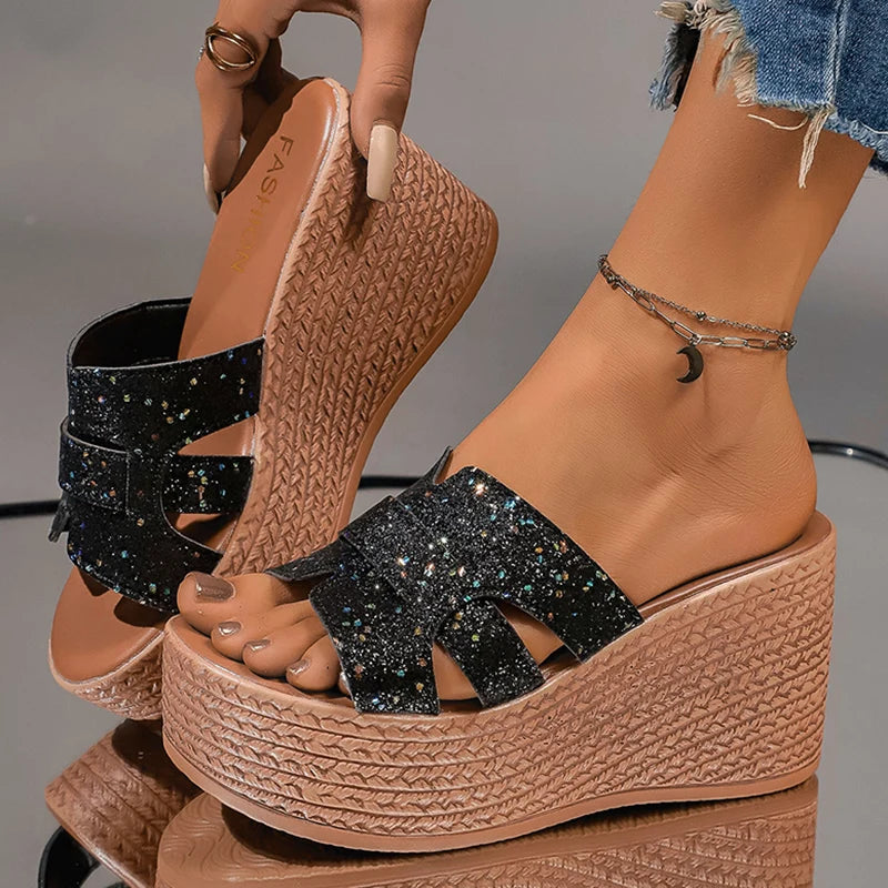 Luxury Gold Sandals Women 2026 Summer Brand Designer