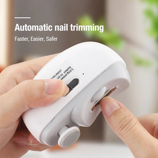 Automatic Nail Trimmer Rechargeable Nail Cutter Manicure for Baby Adult