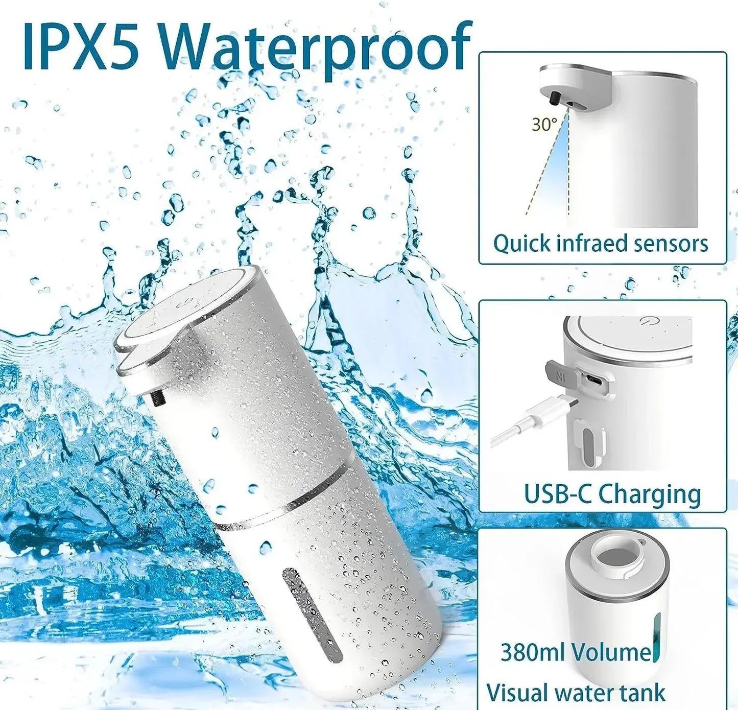 Automatic Soap Dispenser Touchless Foaming Soap Dispenser