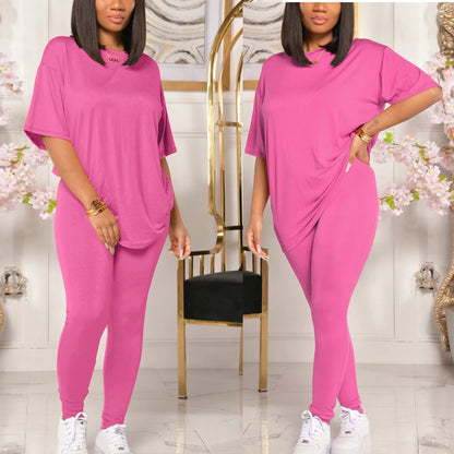 Women's Casual 2 Piece Outfits 2026 Sweatshirt and Sweatpant Jogger Sets Tracksuits