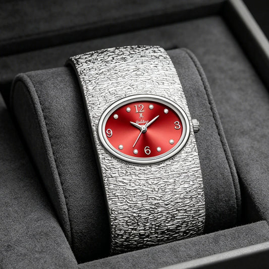 Women's Fashion Waterproof Sports Quartz Watch Bracelet with Retro Dial Luxury Party Gift Free Shipping