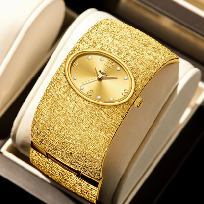 Women's Fashion Waterproof Sports Quartz Watch Bracelet with Retro Dial Luxury Party Gift Free Shipping