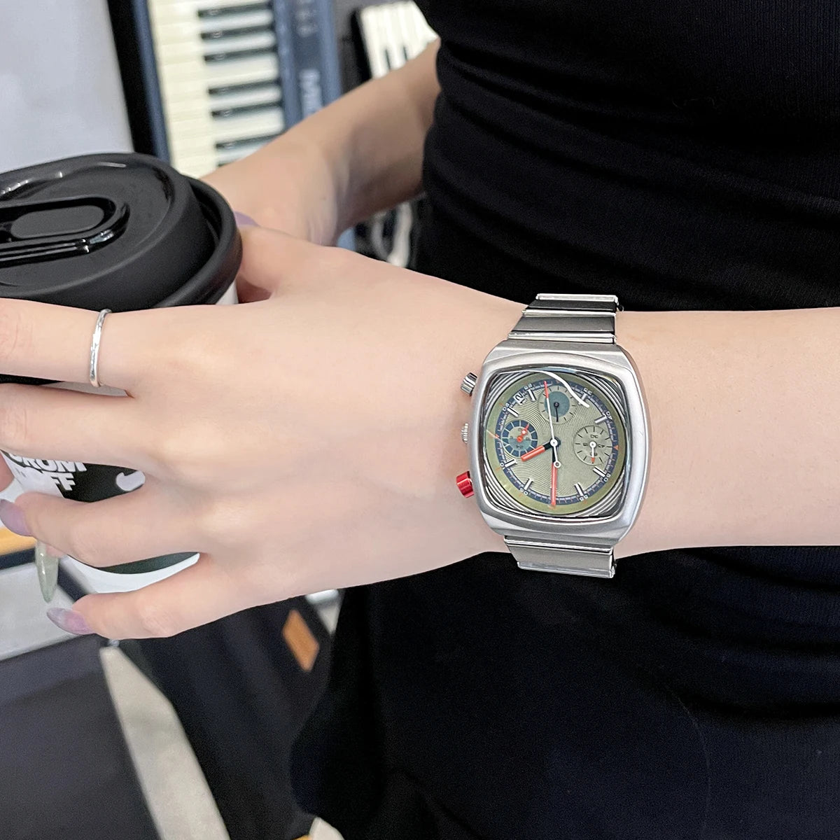 square watch for women niche light luxury ladies high-end women's watch trendy watch
