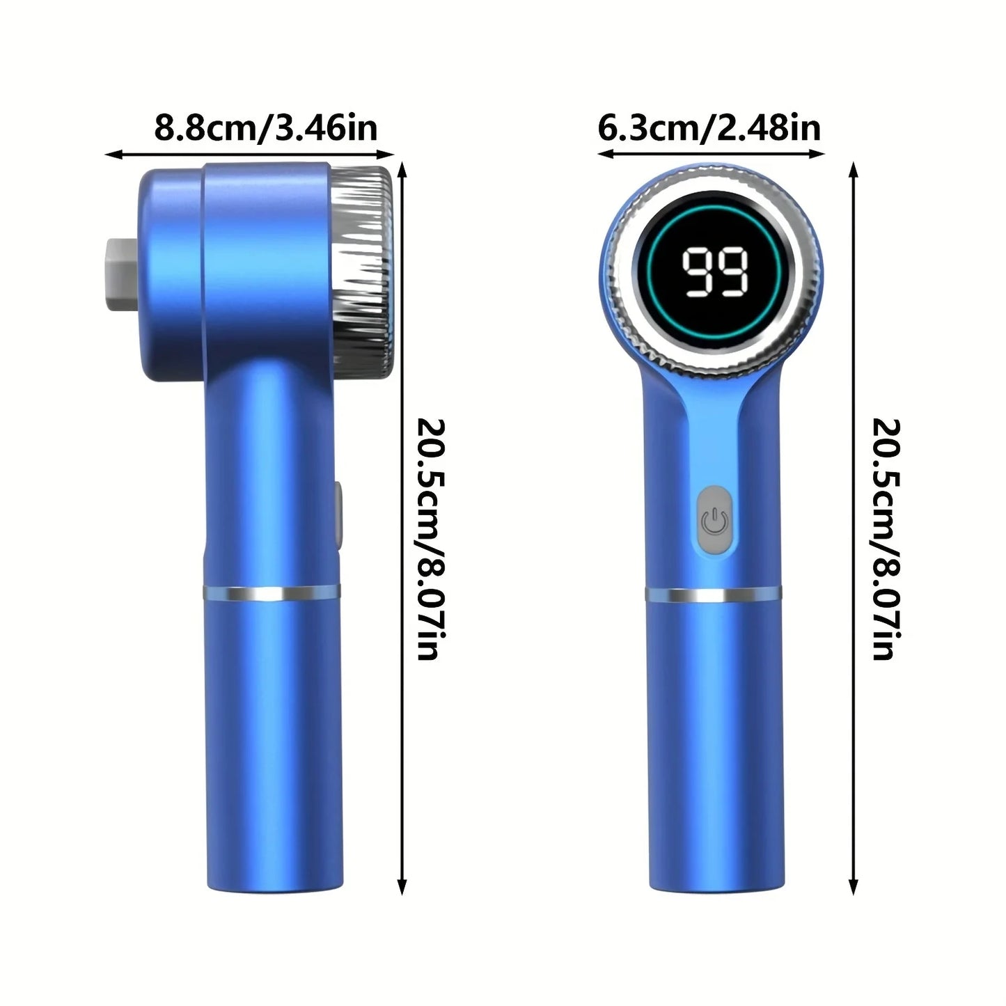 Electric Spin Scrubber With 5 Replaceable Brush Head