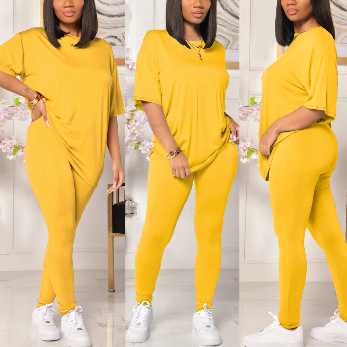 Women's Casual 2 Piece Outfits 2026 Sweatshirt and Sweatpant Jogger Sets Tracksuits
