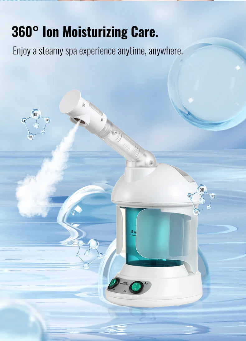 SKIN Custom Hot Sale Face Mist Spray Portable Facial Steamer For Face Professional Ionic Facial Steamer