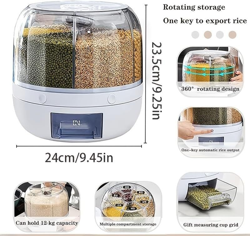 Rotating Food Storage Dispenser