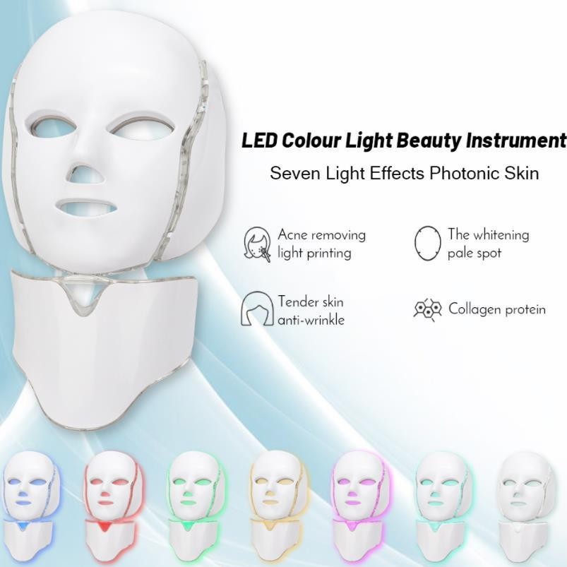 LED Photon Rejuvenation Face Mask with Neck Piece