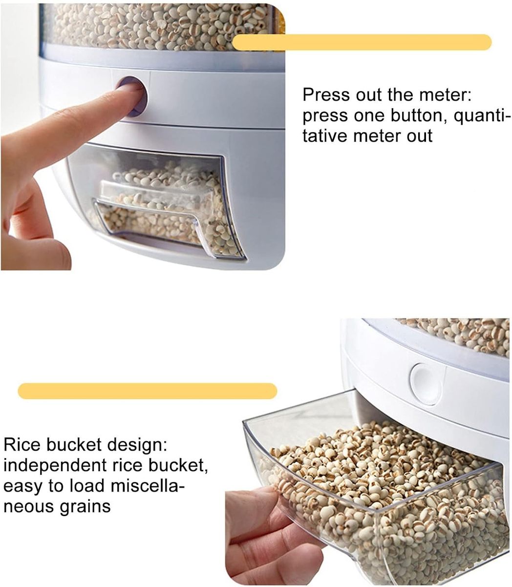 Rotating Food Storage Dispenser