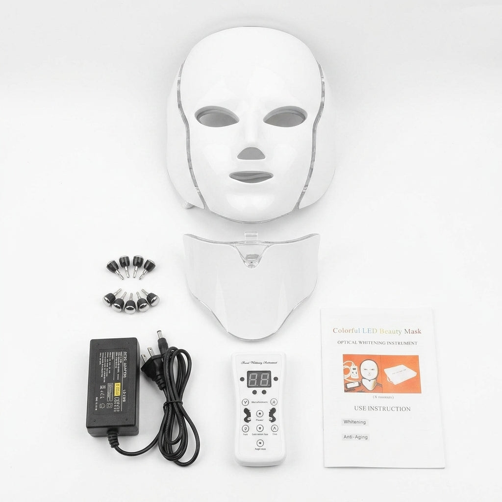 LED Photon Rejuvenation Face Mask — Studio - Clean | Generated by Modelize