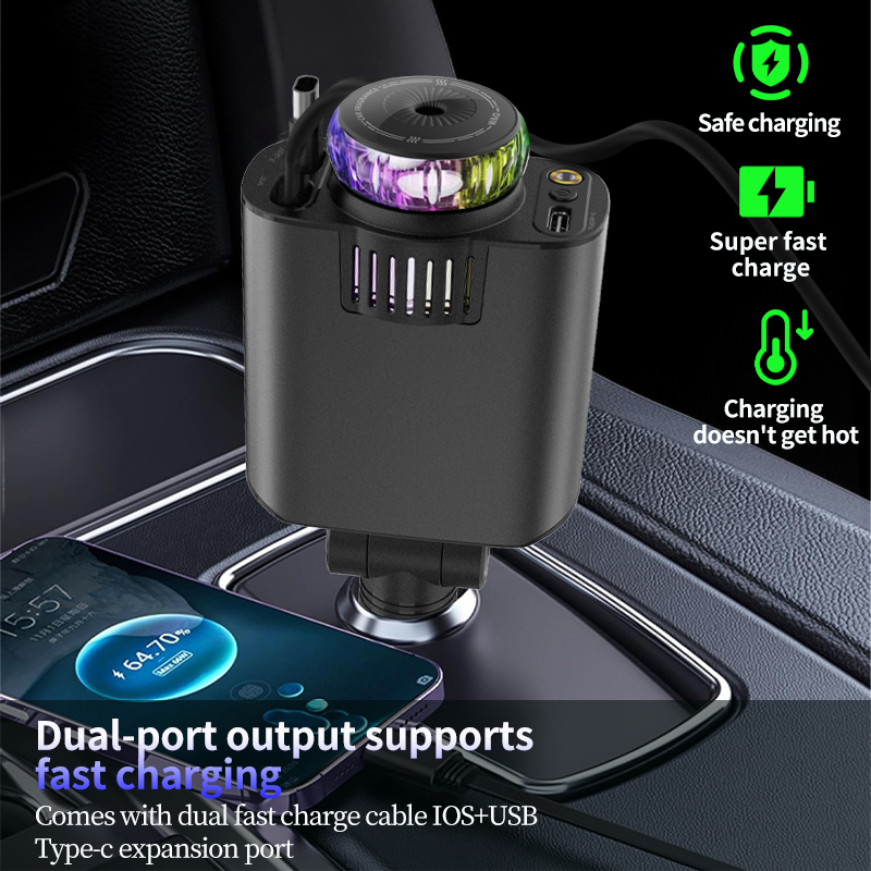 5-in-1 Starlight Car Charger