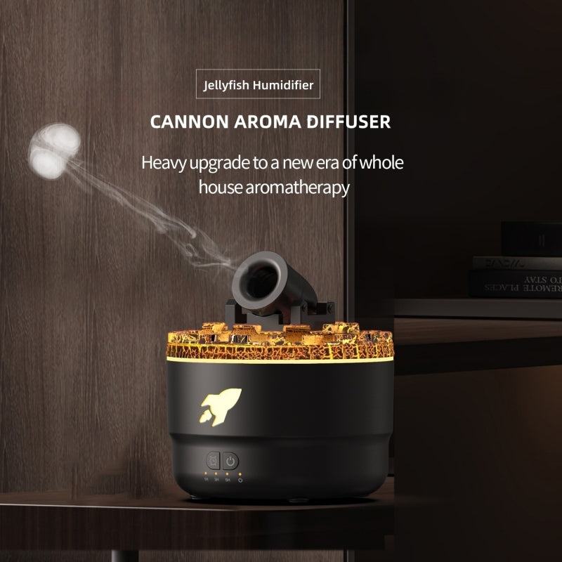 Cannon Aromatherapy Machine with Colorful Light