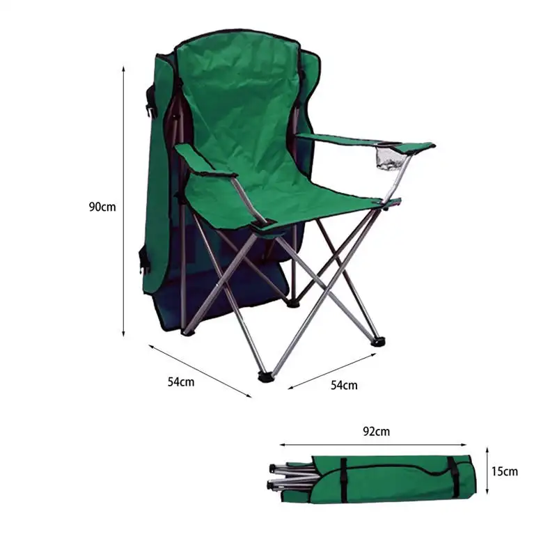 Foldable Outdoor Chair with Sun Canopy