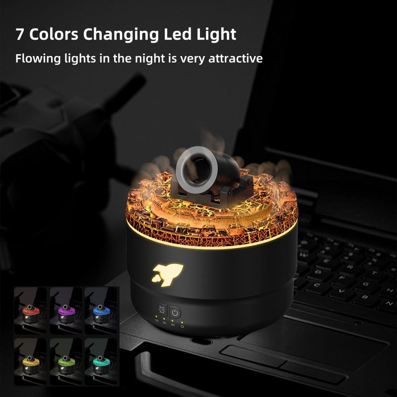 Cannon Aromatherapy Machine with Colorful Light