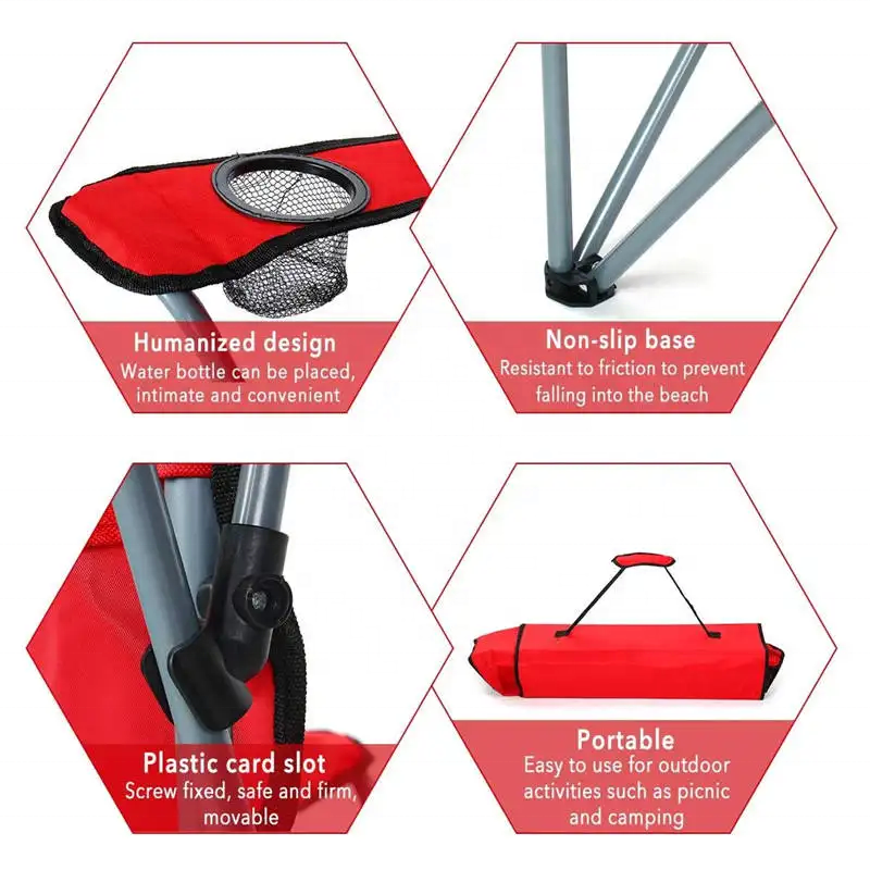 Foldable Outdoor Chair with Sun Canopy